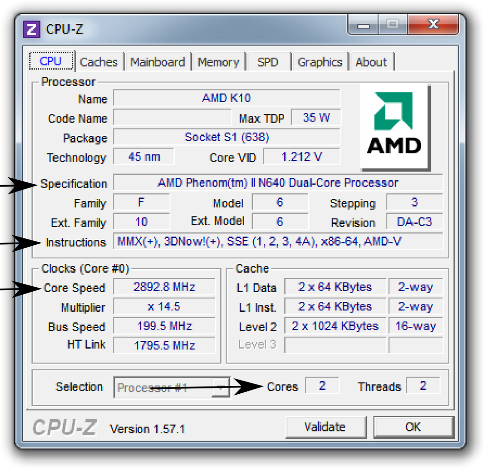 CPU-Z主板BIOS与内存SPD检测